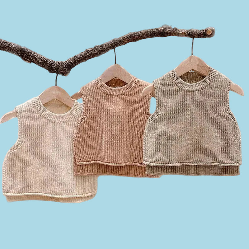 Girls Sleeveless Sweater