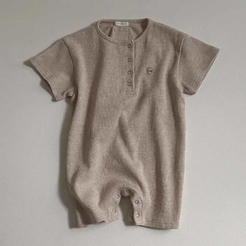 Boys Ribbed Romper Jumpsuit